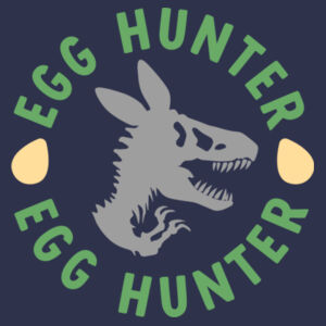 Egg Hunter T-Rex Kids Tee Design